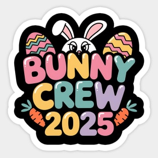 Bunny Crew 2025 Easter Design Sticker
